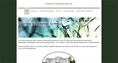 Desktop Screenshot of garvinsfuneralservice.co.uk